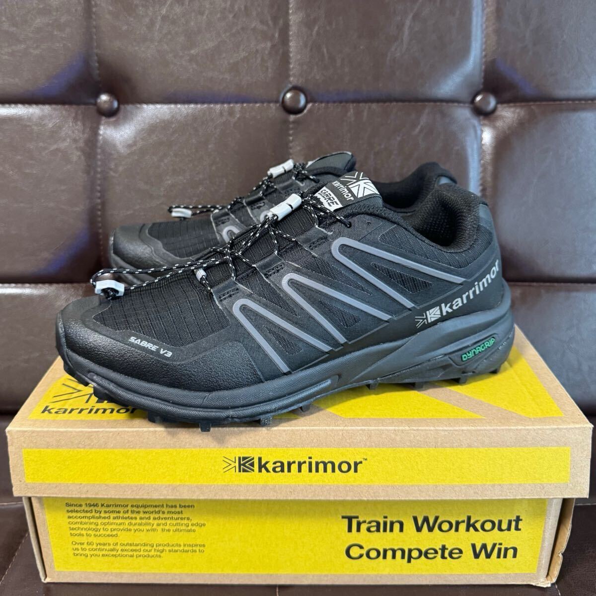 新品！KarrimorカリマーSABRE3トレイルシューズ27cmブラックDYNAGRIP