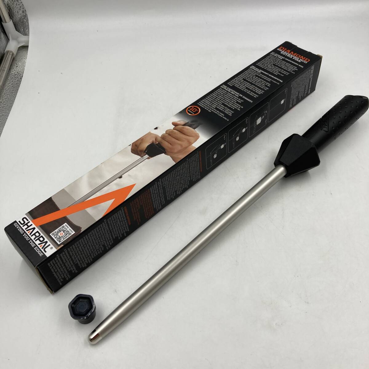 SHARPAL 119H スティックタイプ ダイヤモンドシャープナー ファイン包丁ナイフシャープナー 棒砥石 包丁 研ぎ棒/Y42898-S2