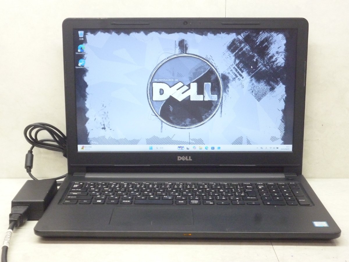 ☆1円☆第7世代☆DELL Inspiron 15-3567☆Core i5 2.50GHz/8GB/1TB/高解像度1920x1080/Sマルチ/無線/Bluetooth/カメラ/Office/Win11☆