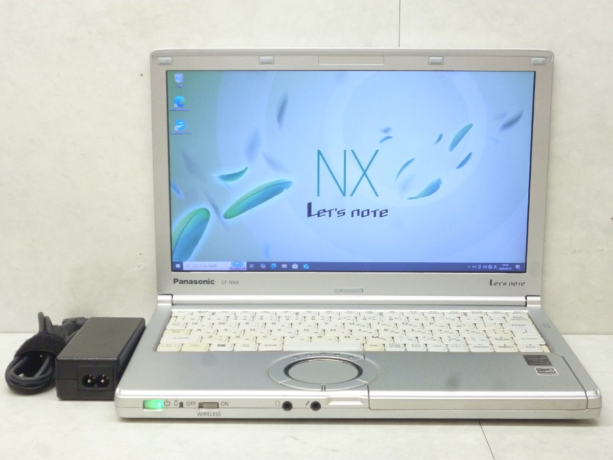 ☆1円☆第5世代☆CF-NX4GDJVS☆Core i3 2.10GHz/4GB/320GB/高解像度1600×900/累積20040/無線/Bluetooth/Office/Win10☆