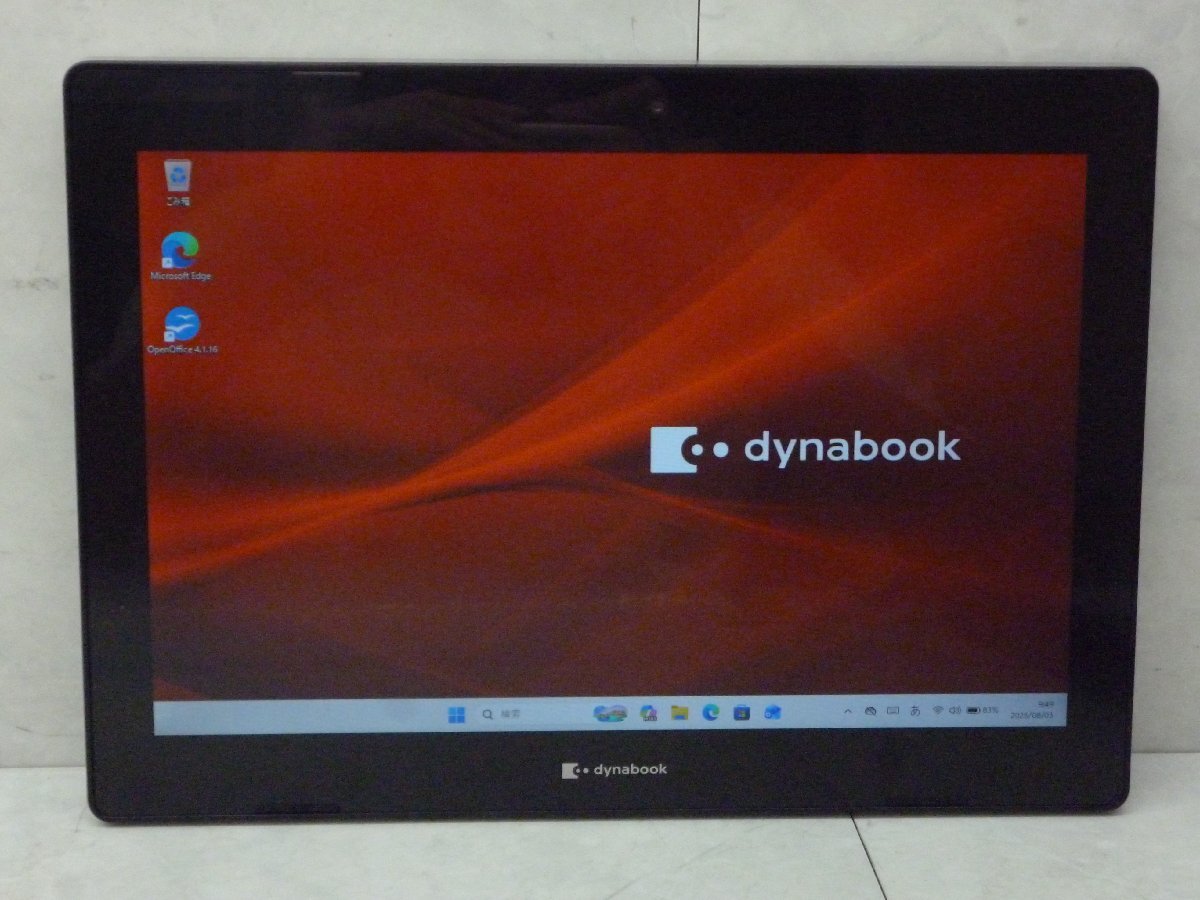 ☆1円☆東芝 dynabook K50/FP☆Celeron N4020 1.10GHz/4GB/SSD64GB/無線/Bluetooth/カメラ/タッチパネル/Office/Win11☆