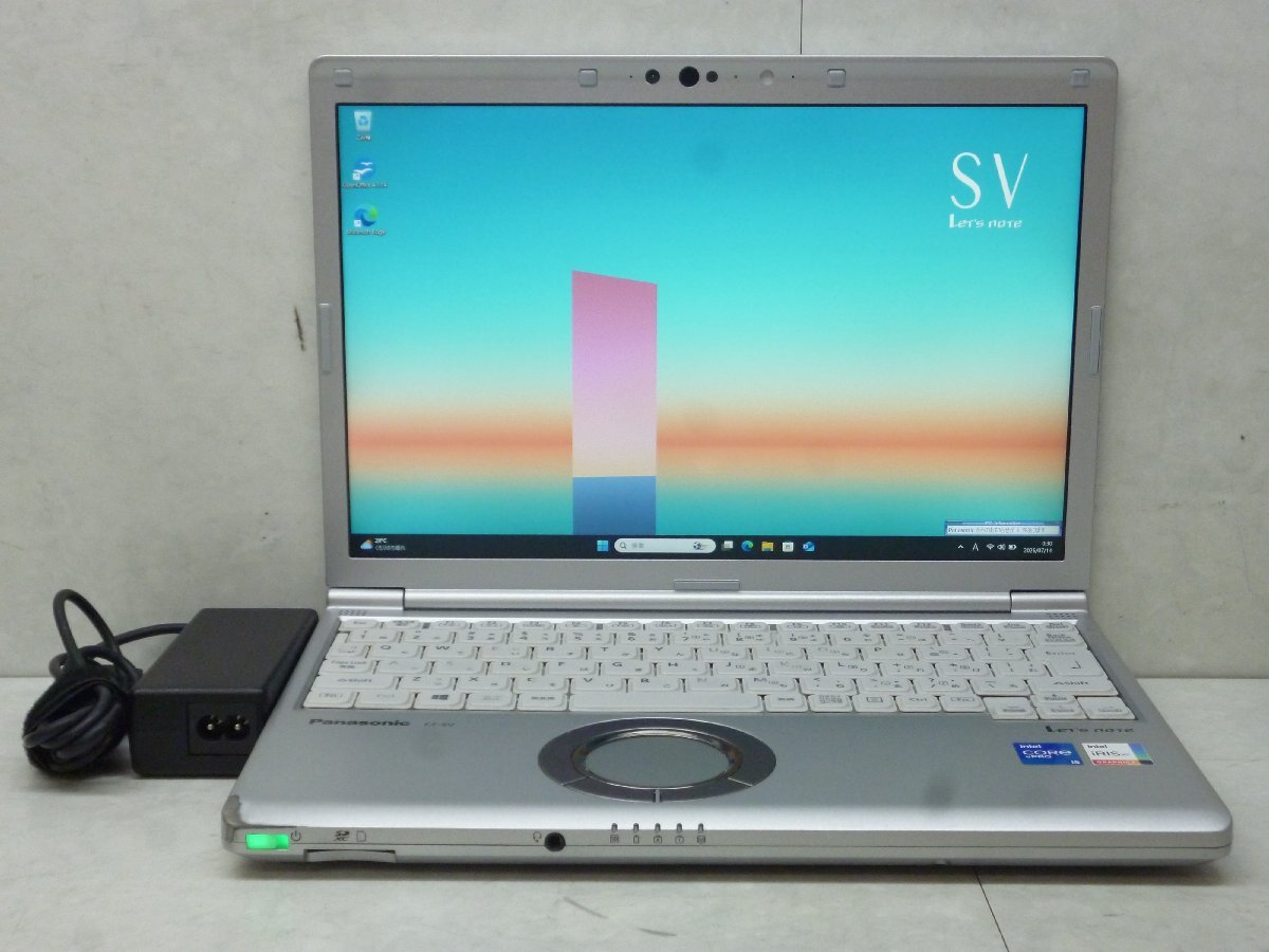 ☆1円☆第11世代☆CF-SV1RDLVS☆Core i5 2.60GHz/16GB/SSD256GB/高解像度1920×1200/累積9080/無線/Bluetooth/カメラ/Office/DtoD領域☆