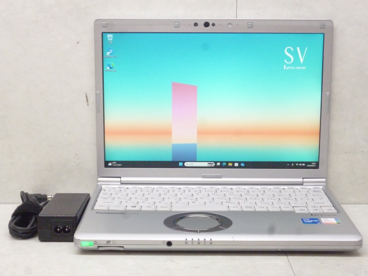 ☆1円☆第11世代☆CF-SV1RDLVS☆Core i5 2.60GHz/16GB/SSD256GB/高解像度1920×1200/累積5450/無線/Bluetooth/カメラ/Office/DtoD領域☆