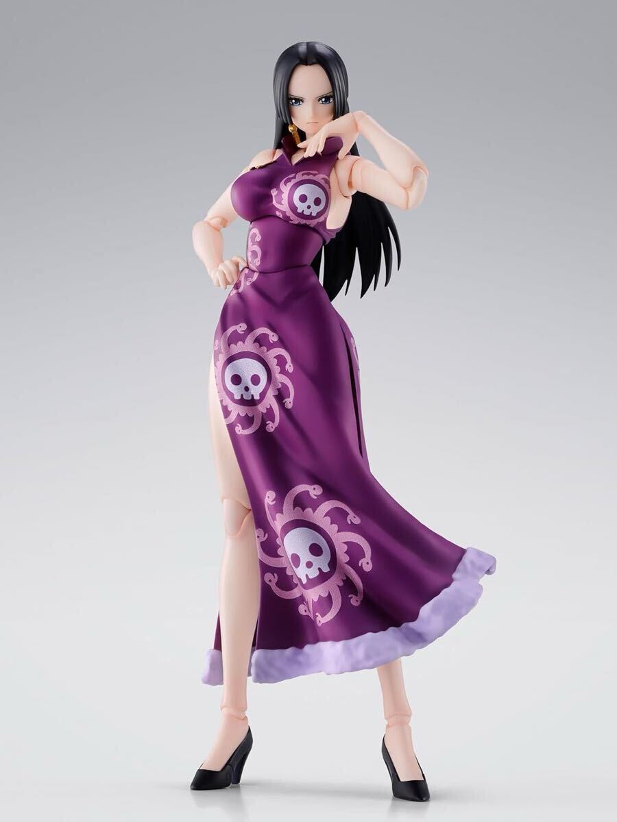【1円】【未開封】S.H.フィギュアーツ ONE PIECE ボア・ハンコック -マリンフォード頂上決戦- 約160mm PVC&ABS製 塗装済み可動フィギュア