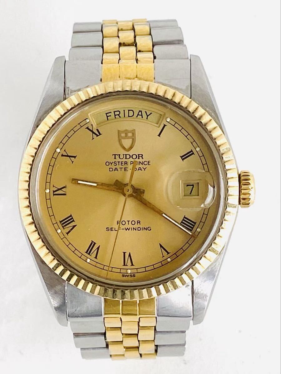 TUDOR チュードル チューダー Prince Oyster Date Day プリンスオイスターデイトデイ 94613 36mm Men’s watch 腕時計 AT 18KYG 稼働中