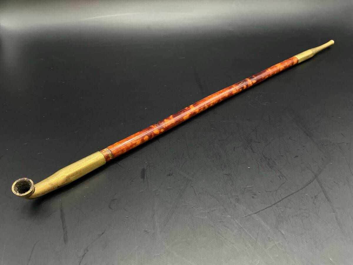 2299◇キセル 煙管 在銘 村田 喫煙具 古道具 年代物 パイプ 時代物 本物 喫煙具 骨董 古美術