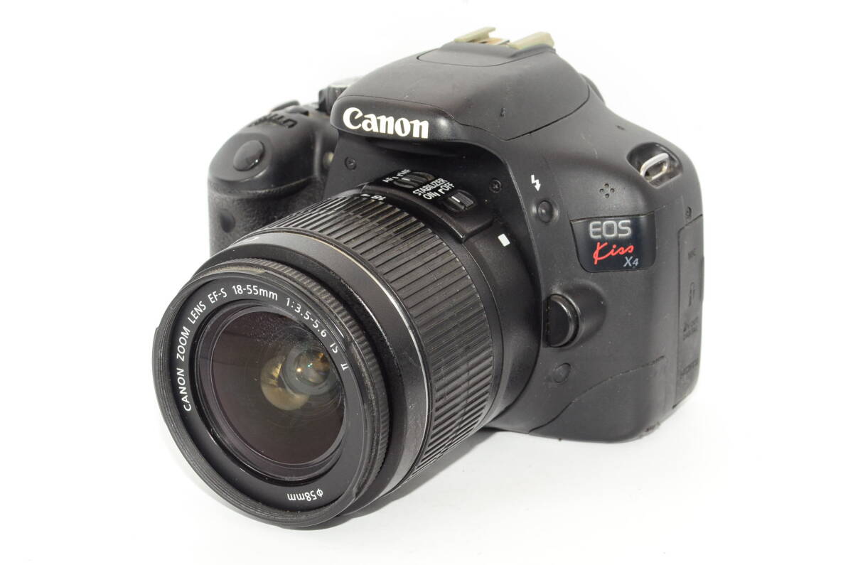 【外観並級】Canon キャノン EOS Kiss X4 レンズキット　#u13848