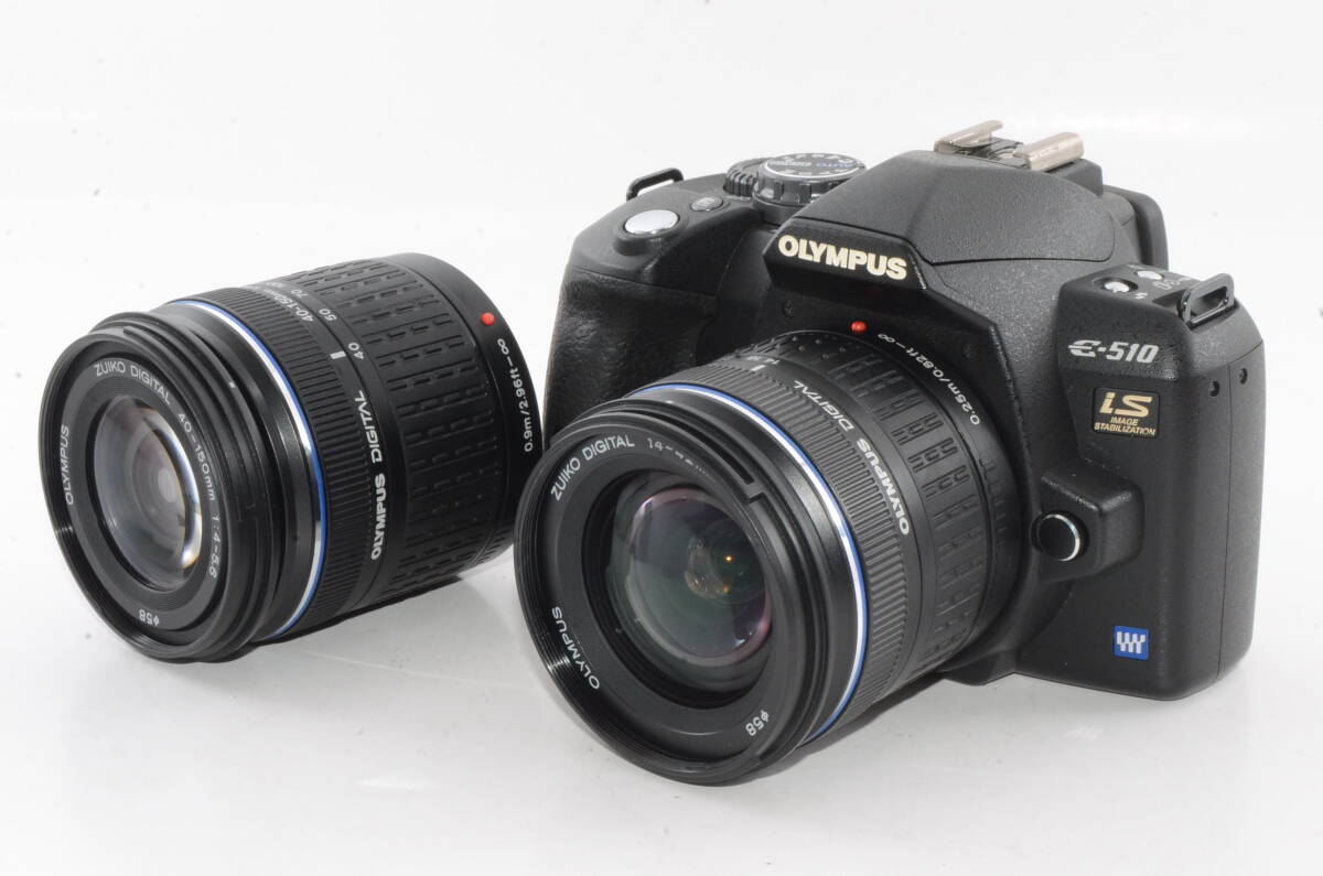 【外観特上級】Olympus E-510 ダブルレンズセット　#v2865
