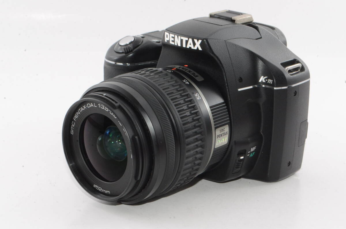 【外観特上級】ペンタックス Pentax K-m SR 18-55mm F3.5-5.6 AL 　#j15481