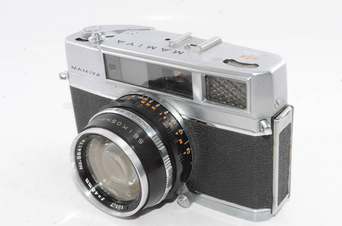 【外観特上級】MAMIYA マミヤ フィルムカメラ MAMIYA-SEKOR F.C 1:1.7 f=48mm　#v3329