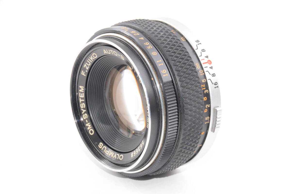 【外観特上級】オリンパス Olympus OM-SYSTEM F.ZUIKO AUTO-S 50mm F1.8　#j15727