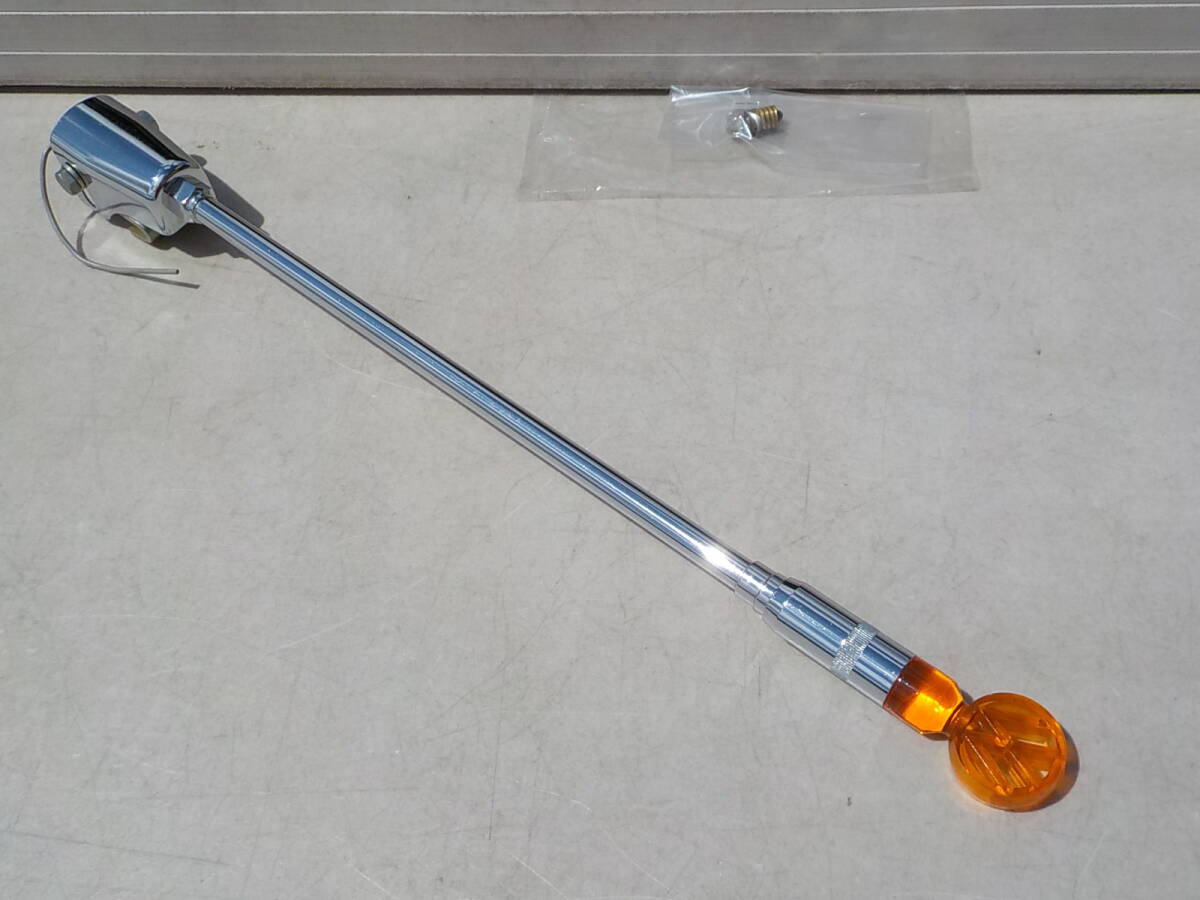 フォルクス ワーゲン メッキ コーナーポール 新品 当時物 12V 点灯式 TYPE1 2 3 ビートル ゴルフ ヤナセ VW カルマンギア YANASE EURO 旧車