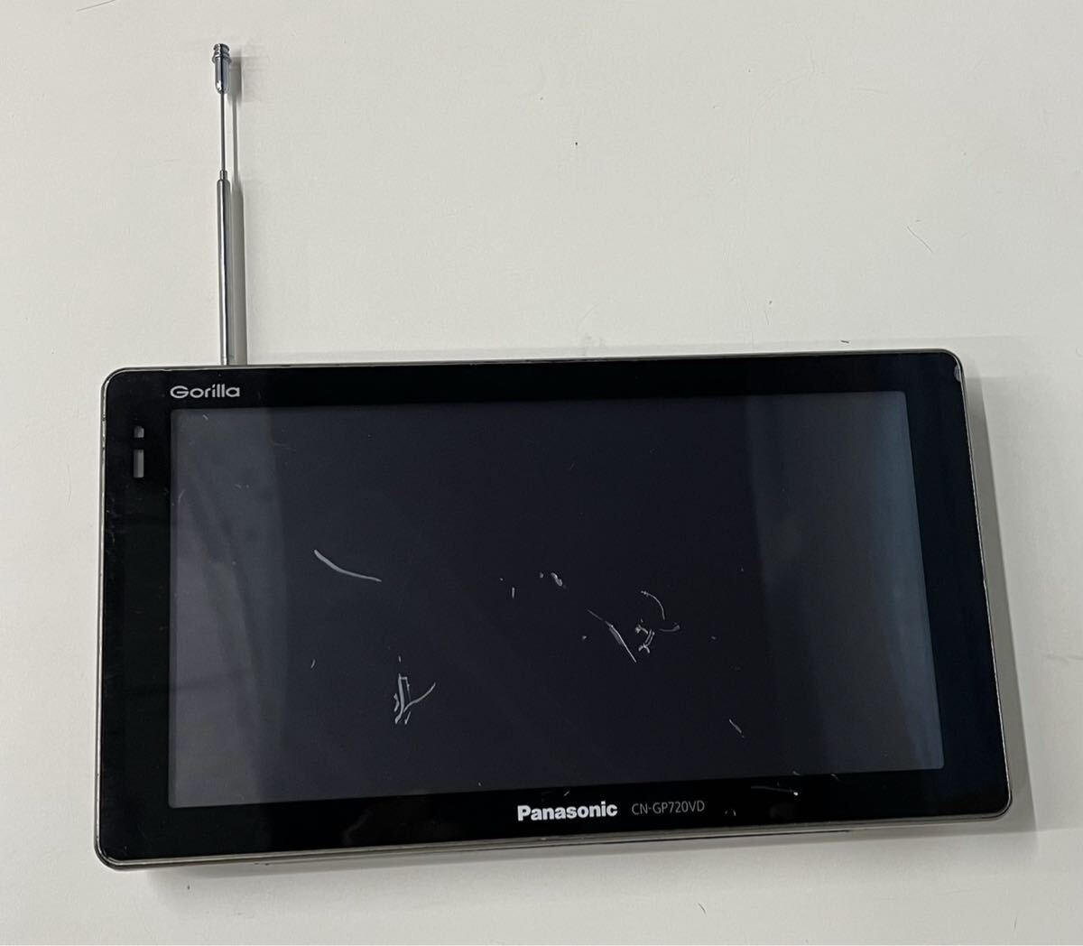 Panasonic パナソニック　ポータブルカーナビゲーション　Gorilla CN-GP720VD 本体のみ　アダプターなし　動作未確認　中古現状品(60s)