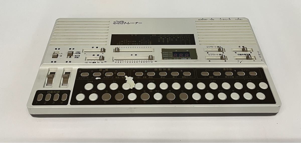 水光社　ハンディー トレーナー ST-50 詩吟 練習機 伴奏　本体のみ　各キー音出しOK その他動作未確認　中古現状品(100s) B