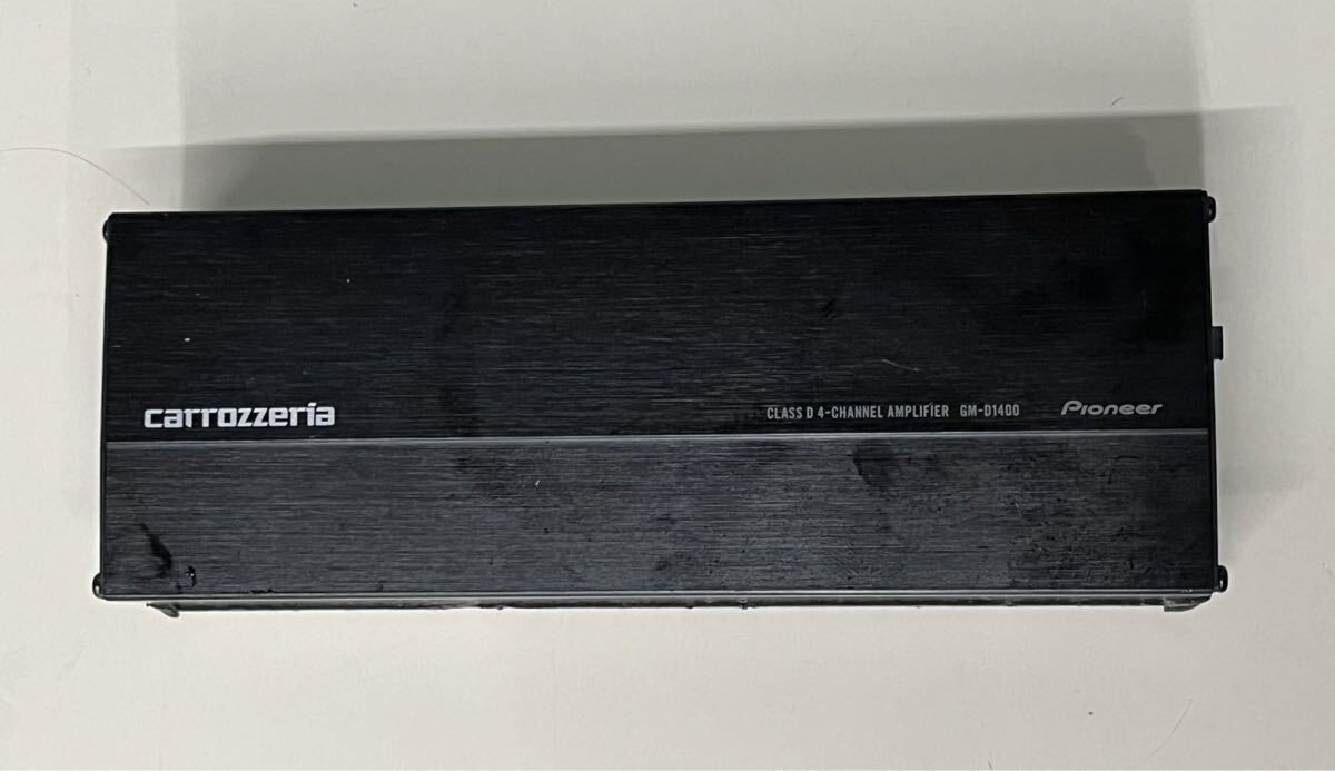 carrozzeria パイオニア カロッツェリア GM-D1400 4ch パワーアンプ　本体のみ　動作未確認　中古現状品　(60s)