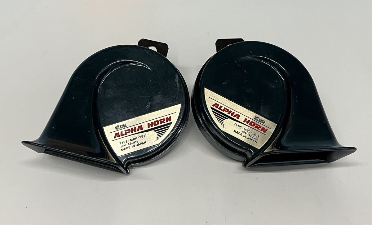 ミツバ アルファホーン MBH-2E11 400Hz 計2個まとめ　動作OK 中古現状品(60s)