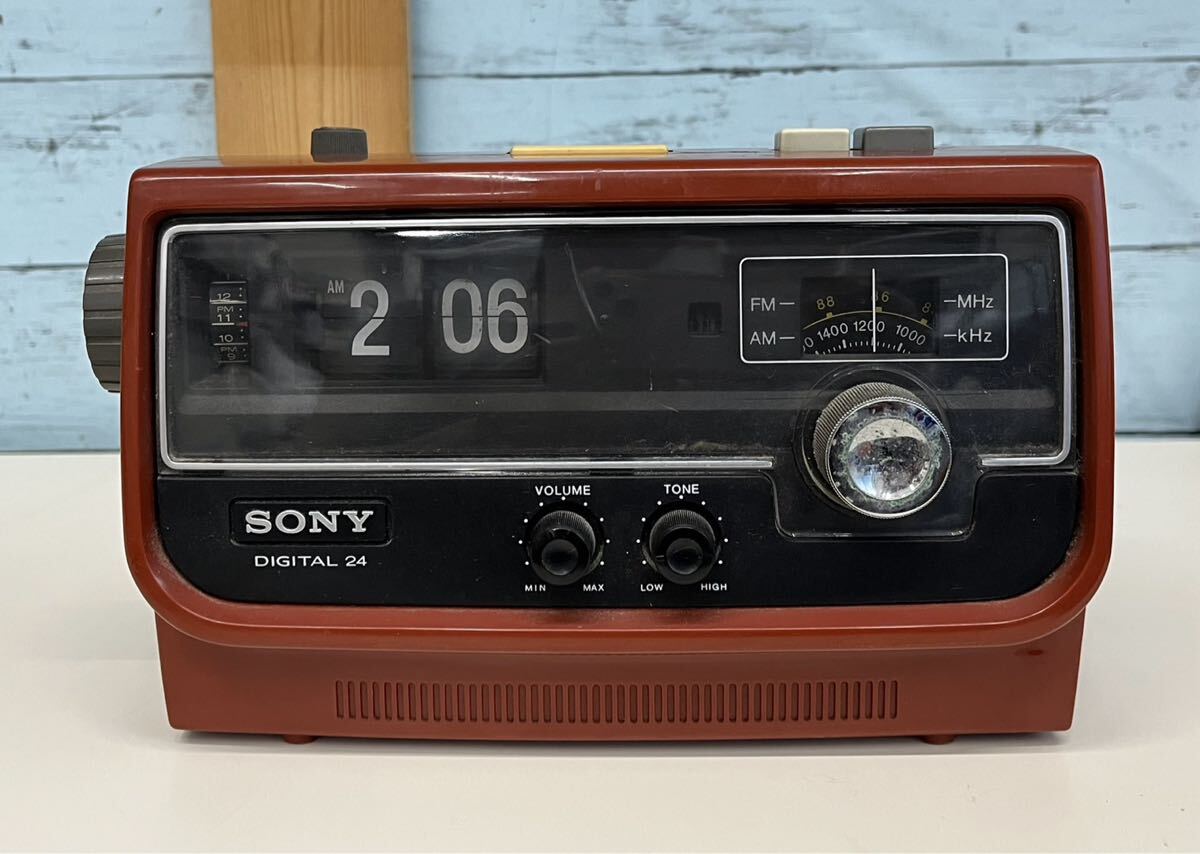 SONY ソニー　TFM-C320 ラジオ受信OK 時間動作不可　電源ケーブルなし　中古現状品　ジャンク(80s)