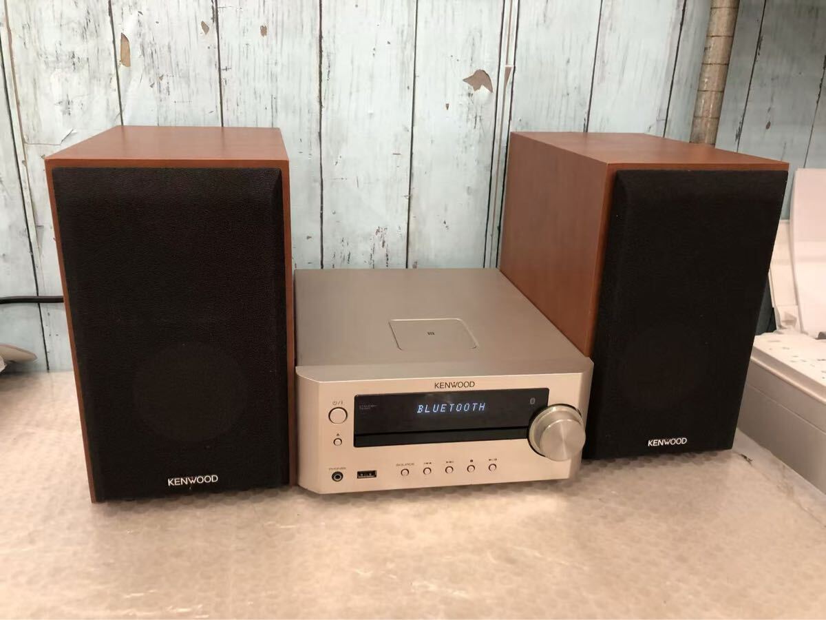 KENWOOD R-K505、LS-K505，CDトレイ開け閉め不可　BLUETOOTH音出OK，中古現状品　ジャンク（140s）