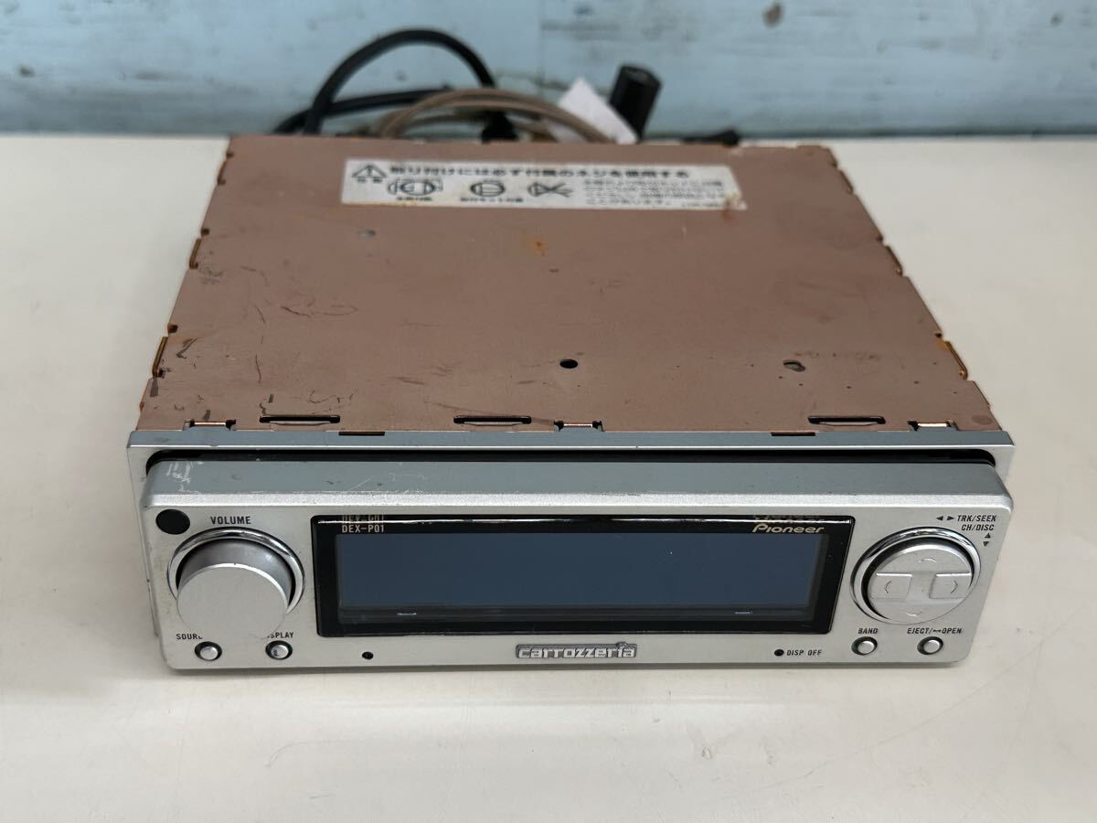Pioneer Carrozzeria DEX-P01 アンプレス CDプレイヤー 動作未確認　付属品なし　中古現状品(80s)