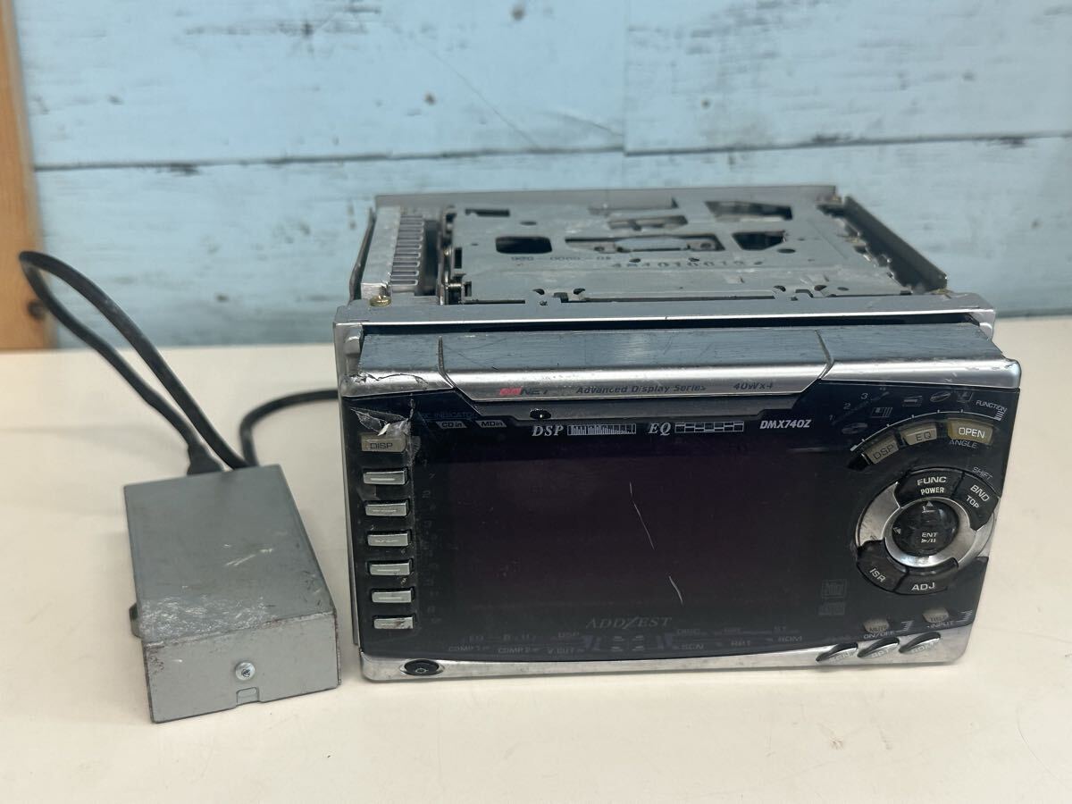 ADDZEST カーオーディオ DMX740Z 動作未確認　付属品なし　中古現状品ジャンク品(80s)