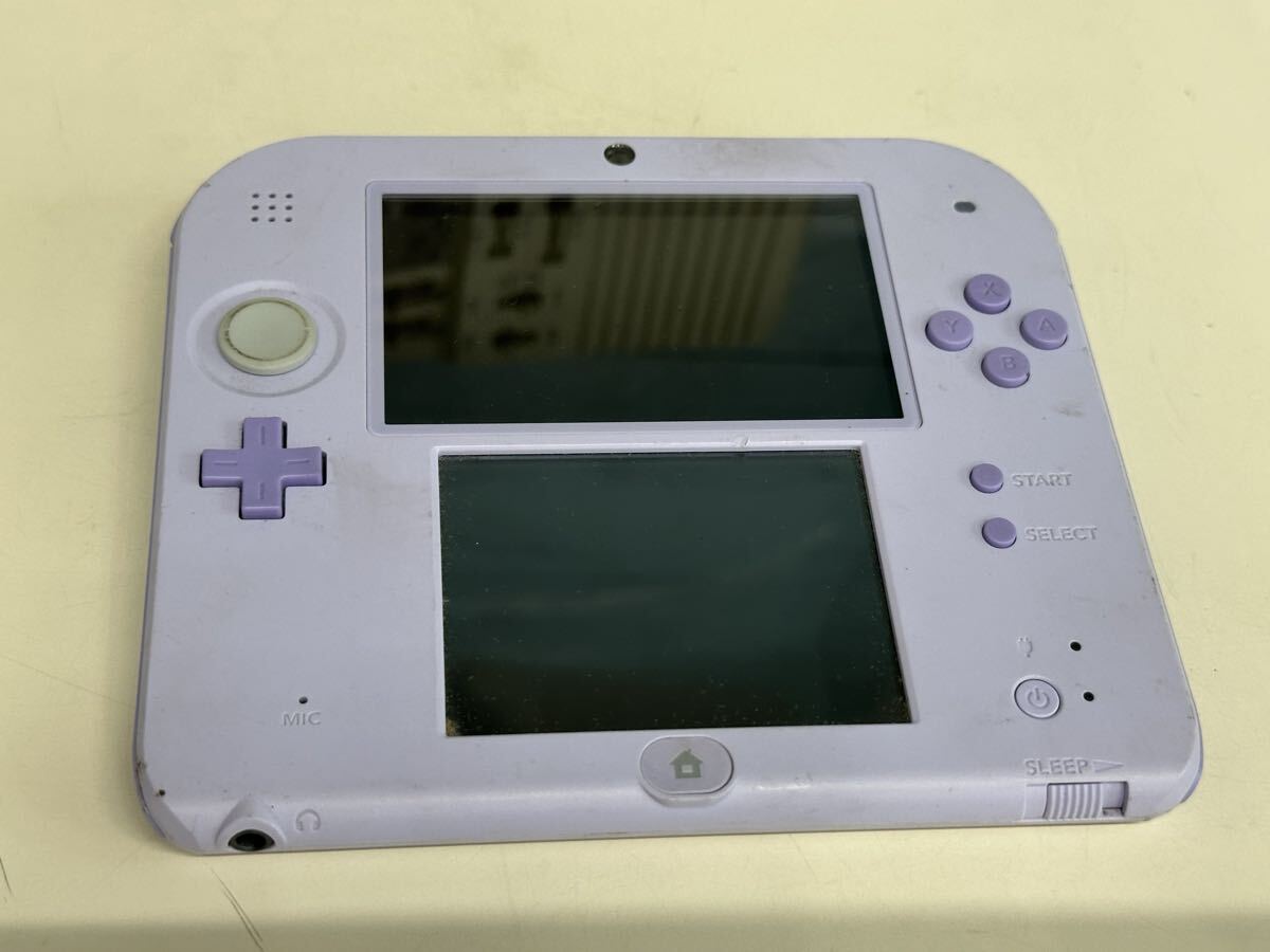 ニンテンドー2DS WAP-002 初期化済み　付属品なし　中古現状品(60s)