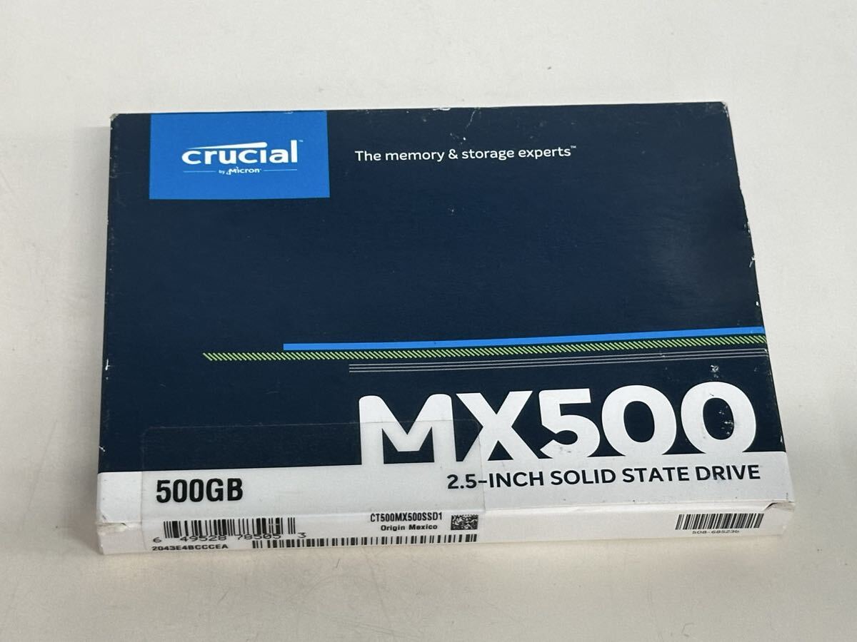 crucial MX500 2.5inch SSD 500GB 未開封未使用保管品　(レターパックライト430)