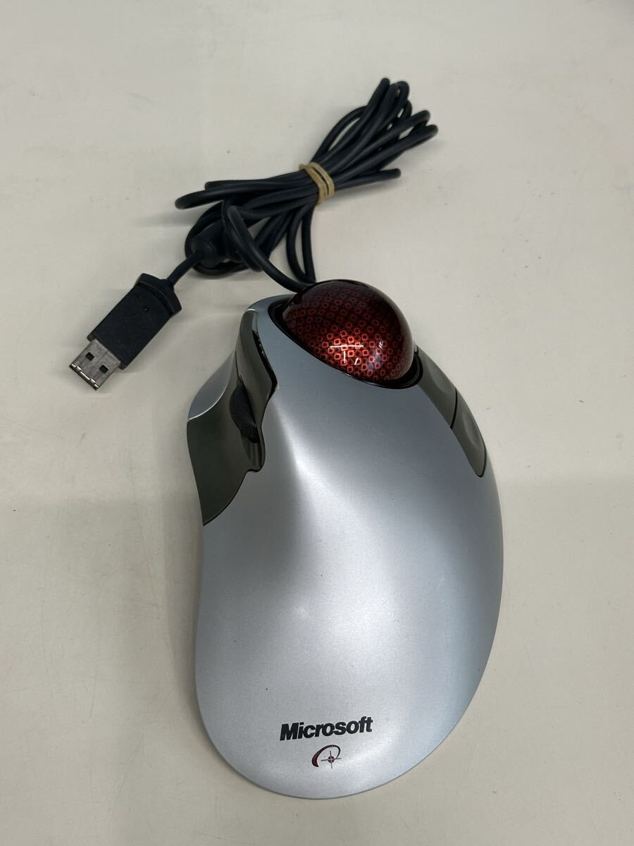 Microsoft Trackball Explorer 1.0 USB トラックボール マウス　動作簡単確認　　付属品なし　中古現状品(60s)