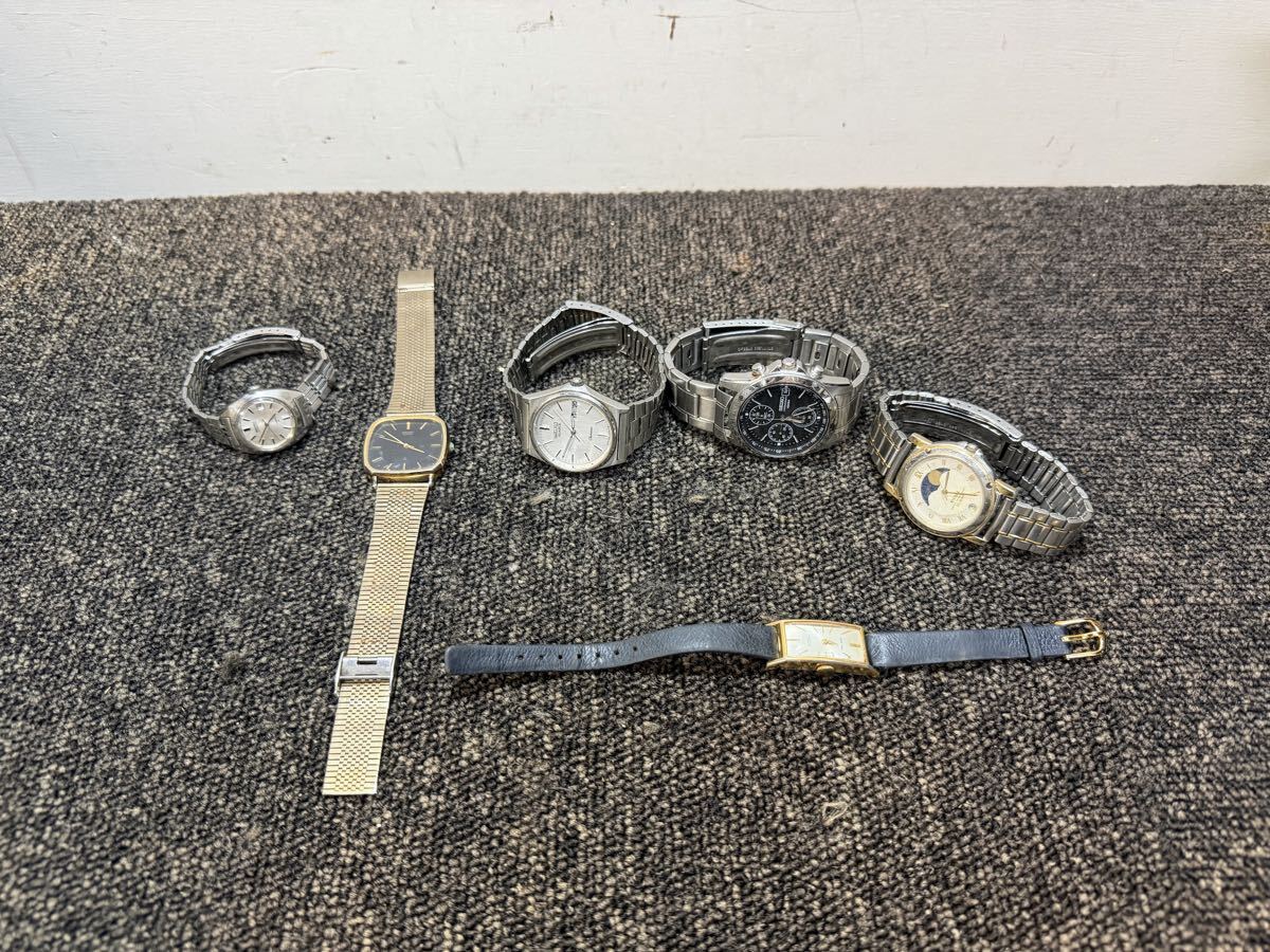 SEIKO セイコー 腕時計 6本まとめ売り Chronos/Automatic/Venus/Chronograph等 ジャンク 動作未確認 現状品