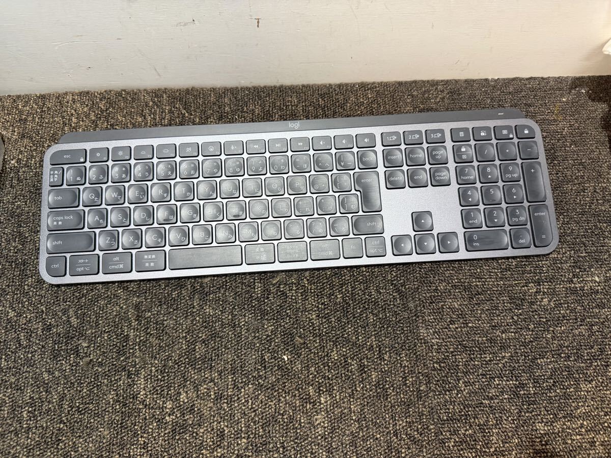Logicool ロジクール MX KEYS for Mac YR0073 ワイヤレスキーボード 日本語配列 テンキー付き 動作品 中古