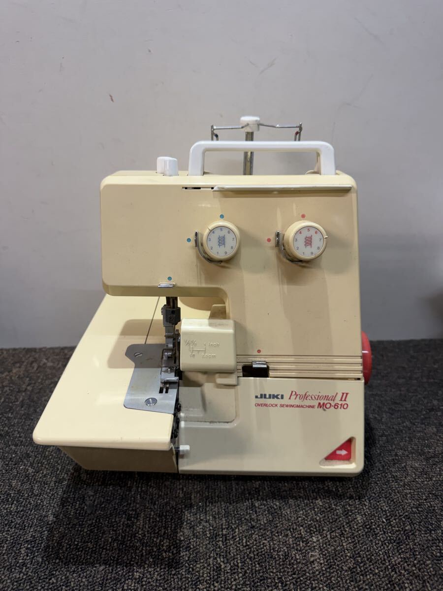 JUKI ジューキ Professional II MO-610 ロックミシン 通電・針動作確認済み 現状品