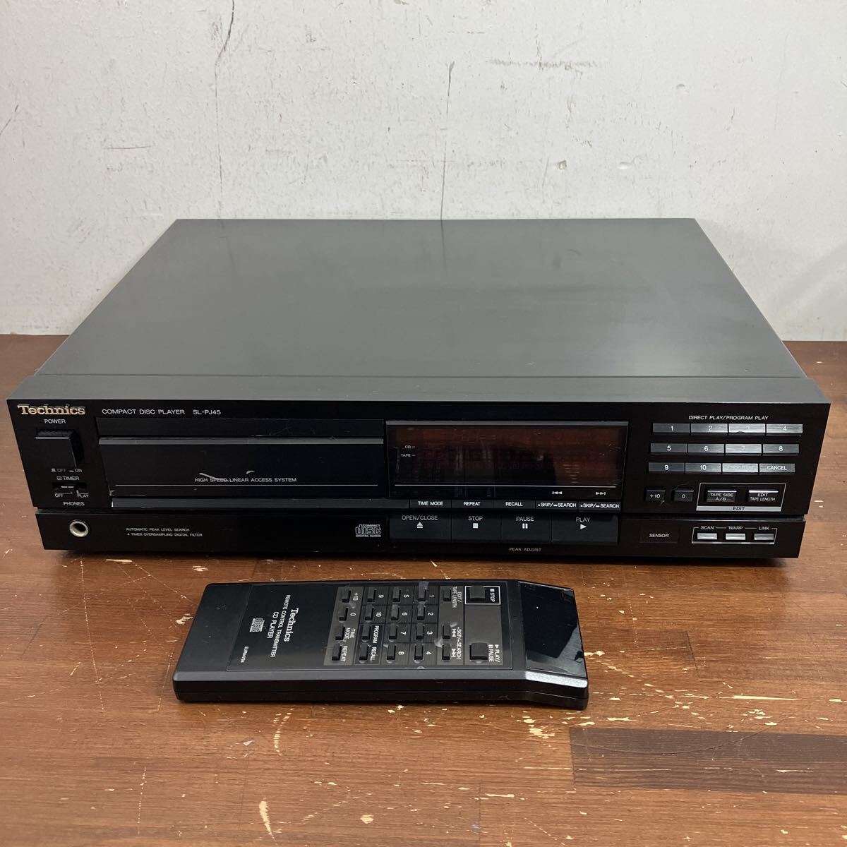 【通電動作未確認】Technics CDプレイヤー SL-PJ45 テクニクス
