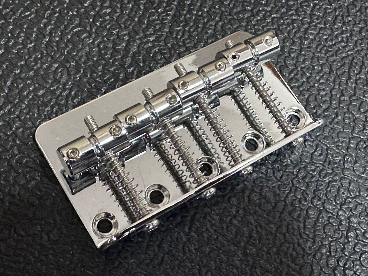 4弦 ベースブリッジ クローム　未使用品