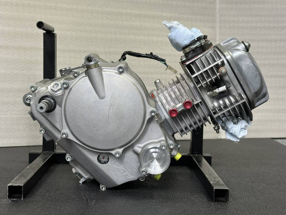 NSF100 125ccボアアップエンジン ネクト6速クロスミッション/クラッチ/KITAKOボアアップキット組込 オープン仕様エンジン