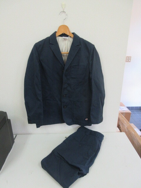 e020★ディッキーズ　Dickies　ジャケットセット　サイズS　ズボン裾調整済み　サイズ不明　未使用保管品　未使用タグ無し