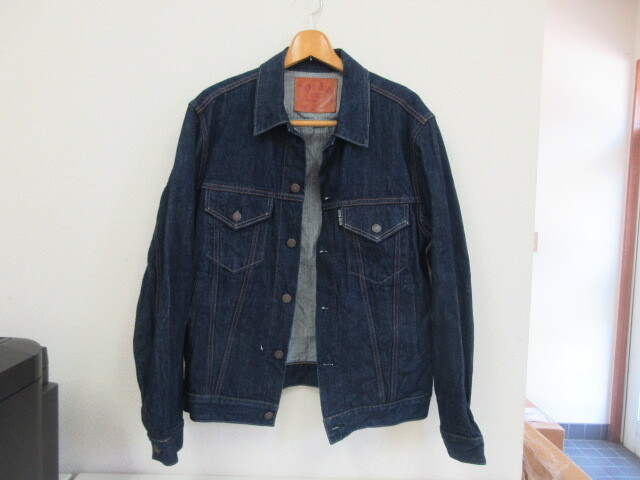 e017★BLUE　BLUE　デニムジャケット　サイズL　中古品