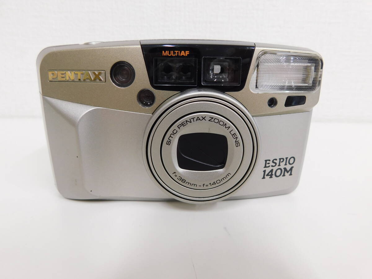 中古 カメラ フラッシュOK PENTAX ESPIO 140M ペンタックス エスピオ 通電のみ確認済 ジャンク 現状品 激安1円スタート
