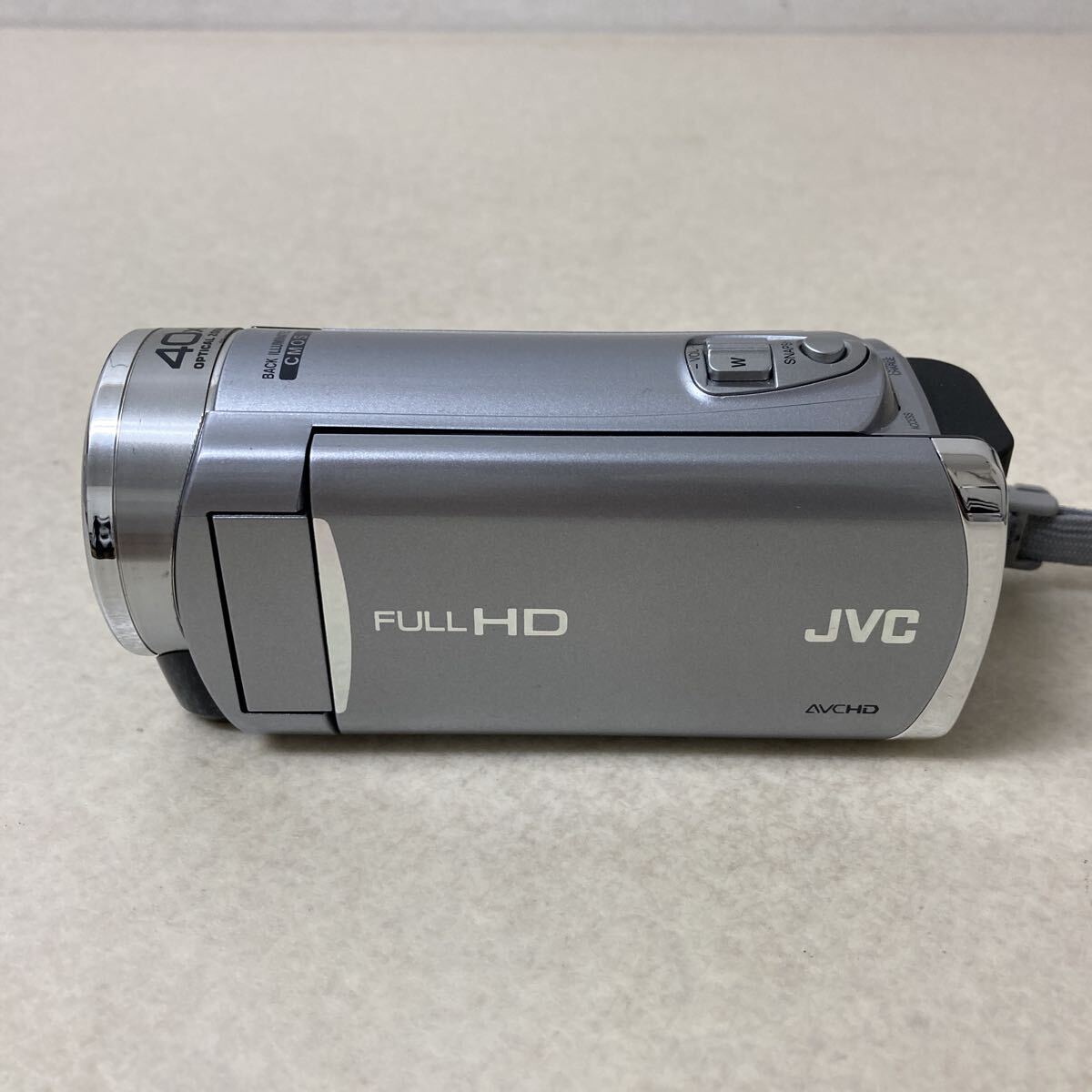0805A5 JVC デジタルビデオカメラ Everio エブリオ GZ-E180-S シルバー 動作確認済み