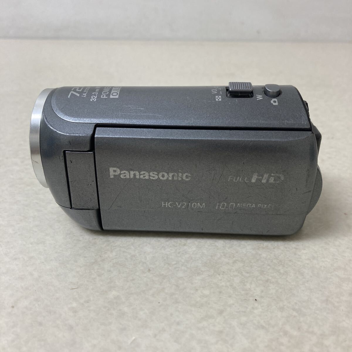 0805D5 Panasonic パナソニック デジタルビデオカメラ HC-V210M グレー 動作確認済み