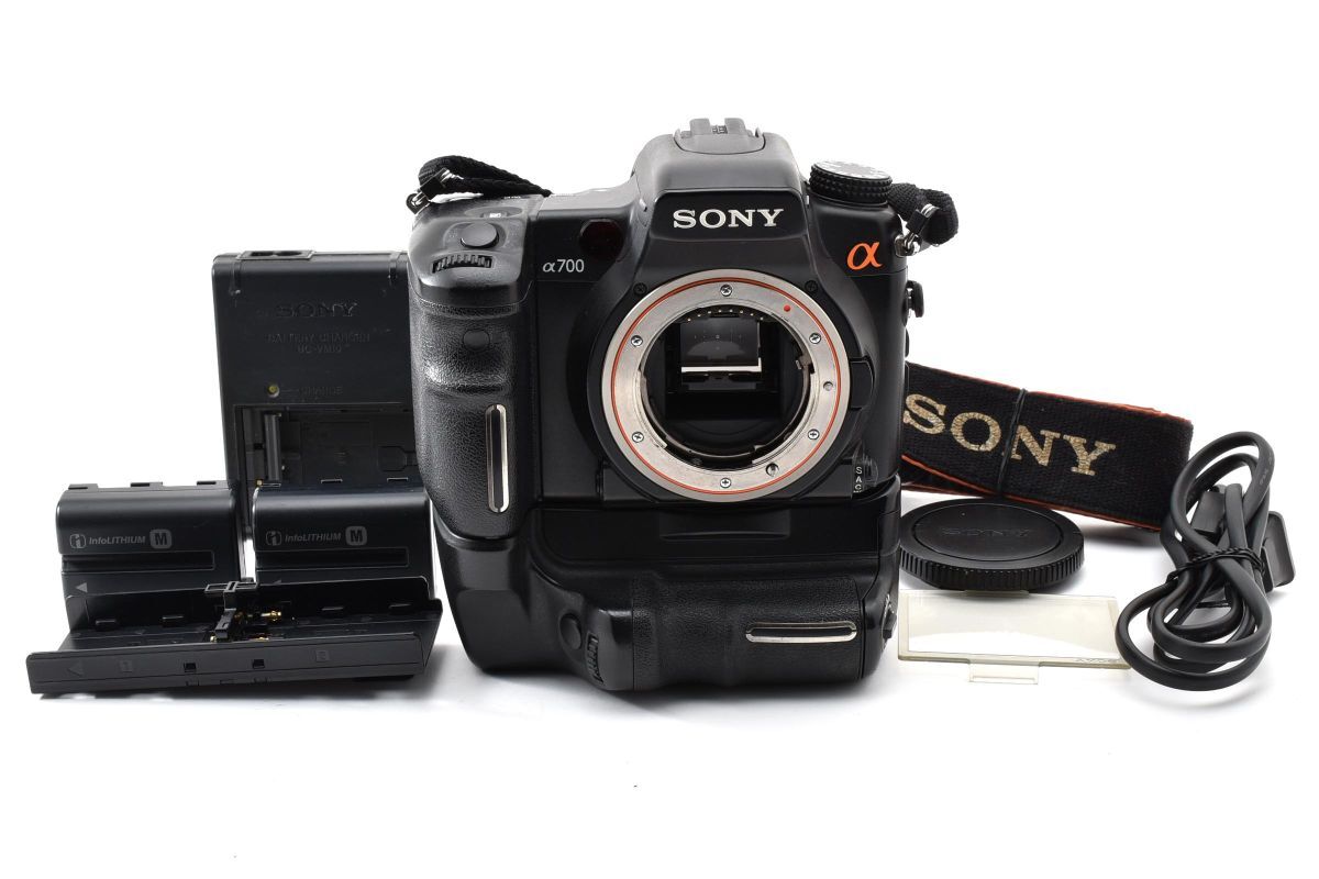 ソニー SONY α700 DSLR-A700 + VG-C70AM バッテリーグリップ #5566W0721