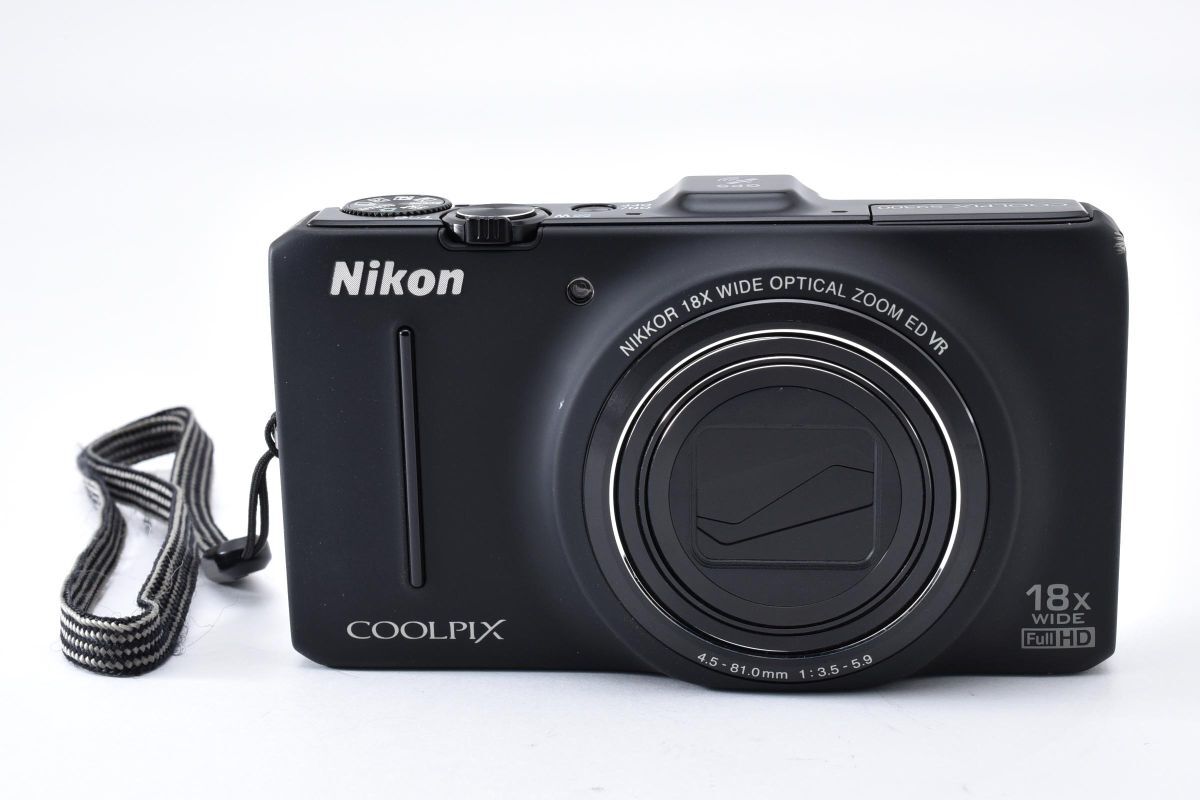 ★訳あり外観美品★ ニコン NIKON COOLPIX S9300 ブラック #5611W0888