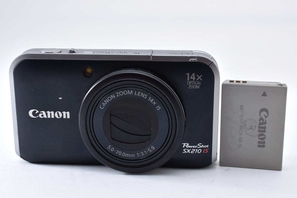 ★良品★ キヤノン CANON PowerShot SX210 IS ブラック #5625W0855