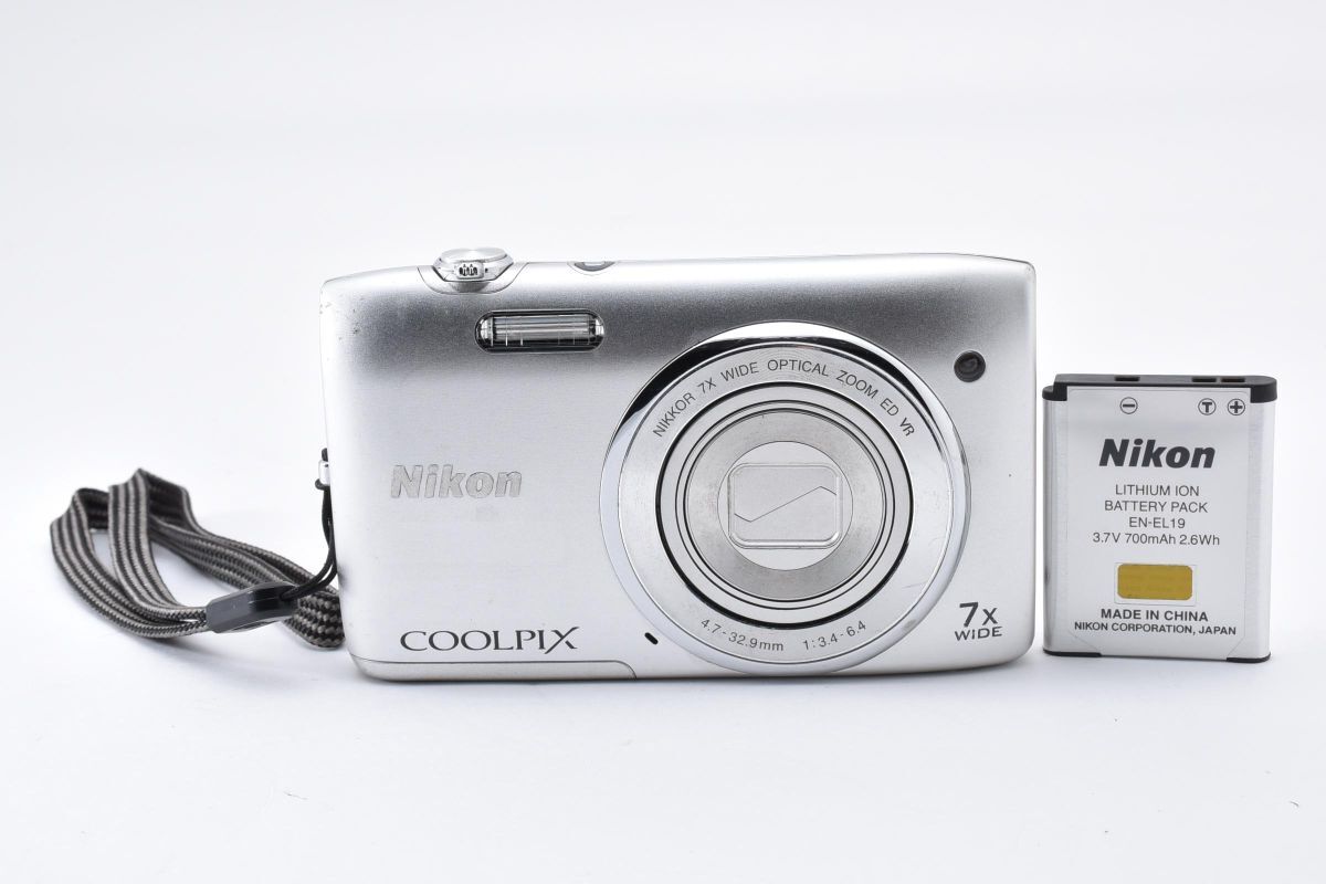 ニコン NIKON COOLPIX S3500 シルバー #5614W0895