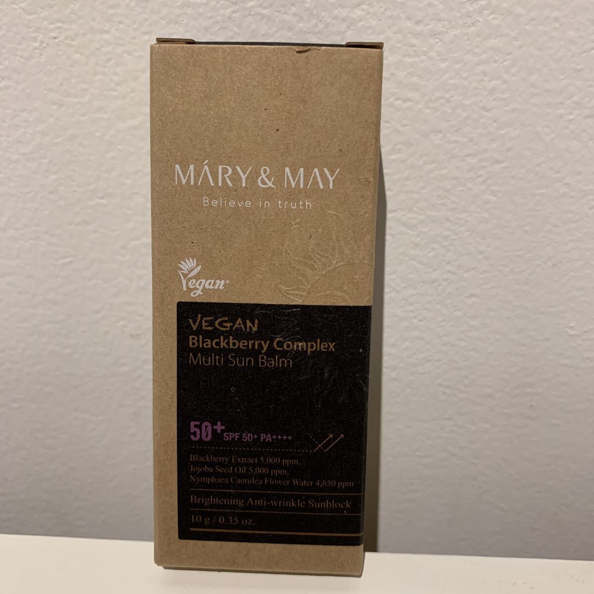 新品未使用品　 マリーアンドメイ 日焼け止め　10g SPF50　価格1580円韓国コスメ