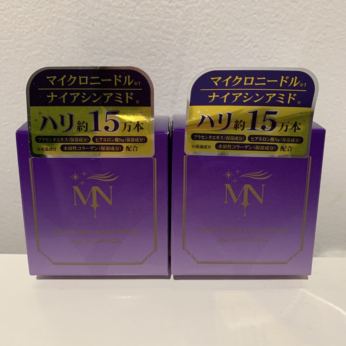 新品未使用品　定価12000円！モイスチュアジェルMN マイクロニードル　オールインワンジェル　75g 日本製　2個セット