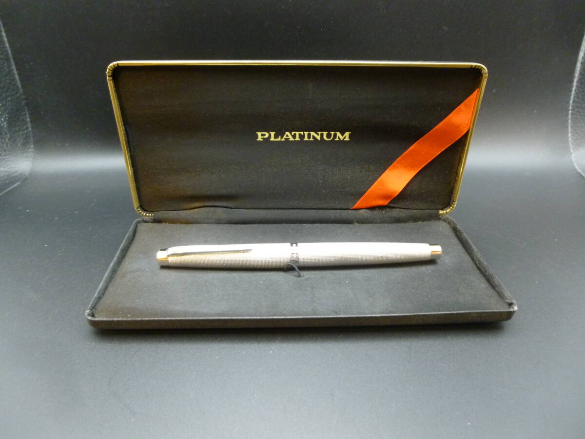 PLATINUM プラチナ　純銀ロジウムコーティング製　ペン先　18金プラチナコーティング　太さEF又はF　