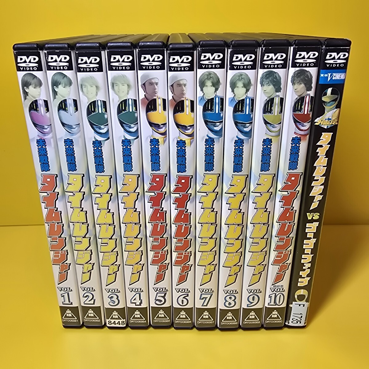 新品ケース交換済み「未来戦隊タイムレンジャー」10巻+関連作　DVD全11巻セット
