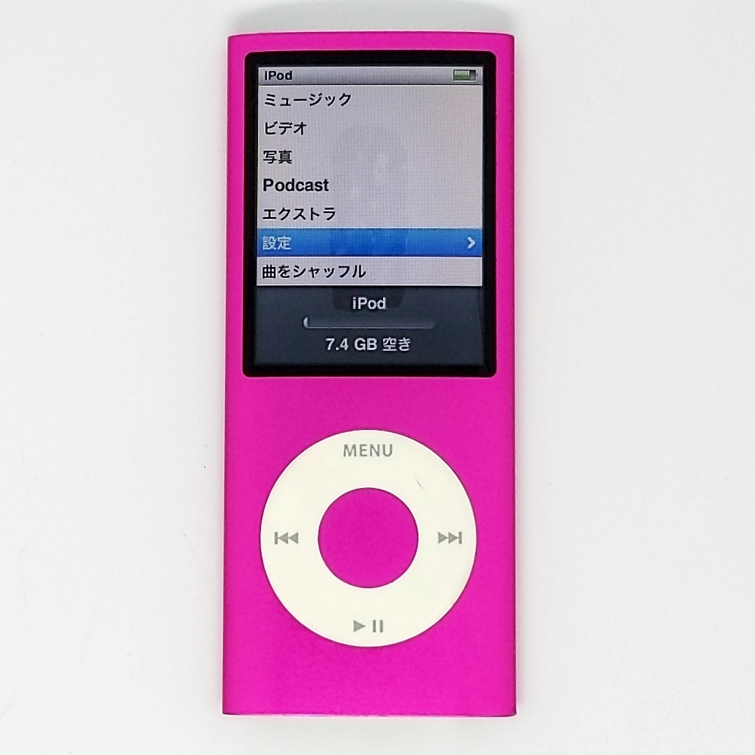 ★Apple iPod nano A1285 8GB 第4世代 アップル デジタルMP3オーディオプレーヤー YM8365