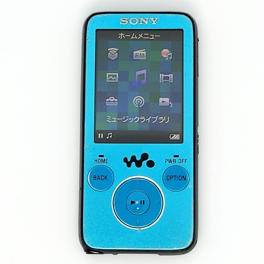 動作品★SONY ウォークマン NW-S638F 8GB ブルー ソニー デジタルMP3オーディオプレーヤー WALKMAN Digital Audio Player 0939