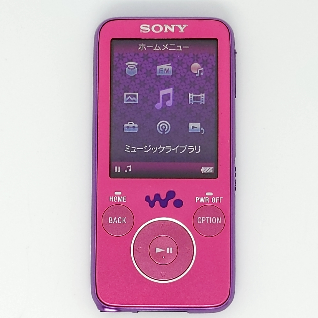 動作品★SONY ウォークマン NW-S636F 4GB ピンク ソニー デジタルMP3オーディオプレーヤー WALKMAN Digital Audio Player 5969