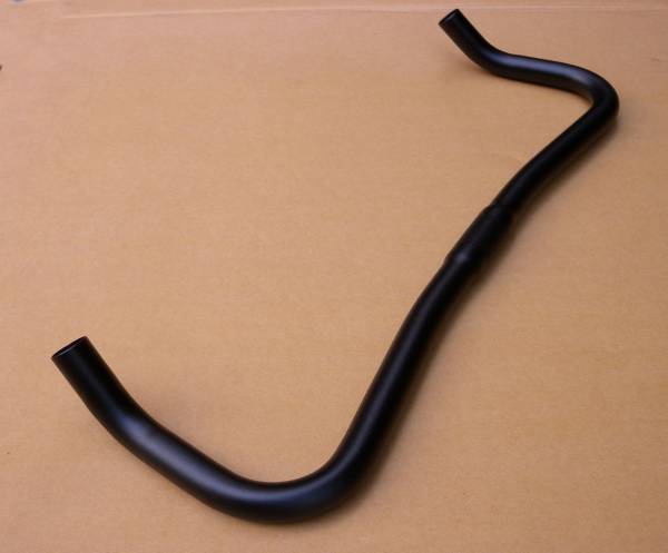 ＜送料込み 新品 即決＞ W:480mm ブルホーン バー グリップ径 22.2 / クランプ 25.4 BSW:10° (黒) 大阪発